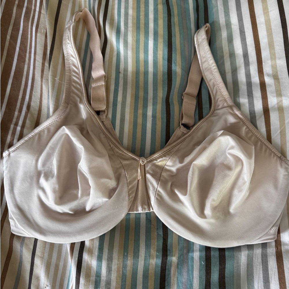 Warner's Beige tan minimizer  Bra 36DD